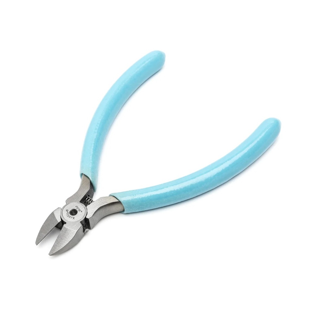 Tapered Head Diagonal Cutter with Blue Grips